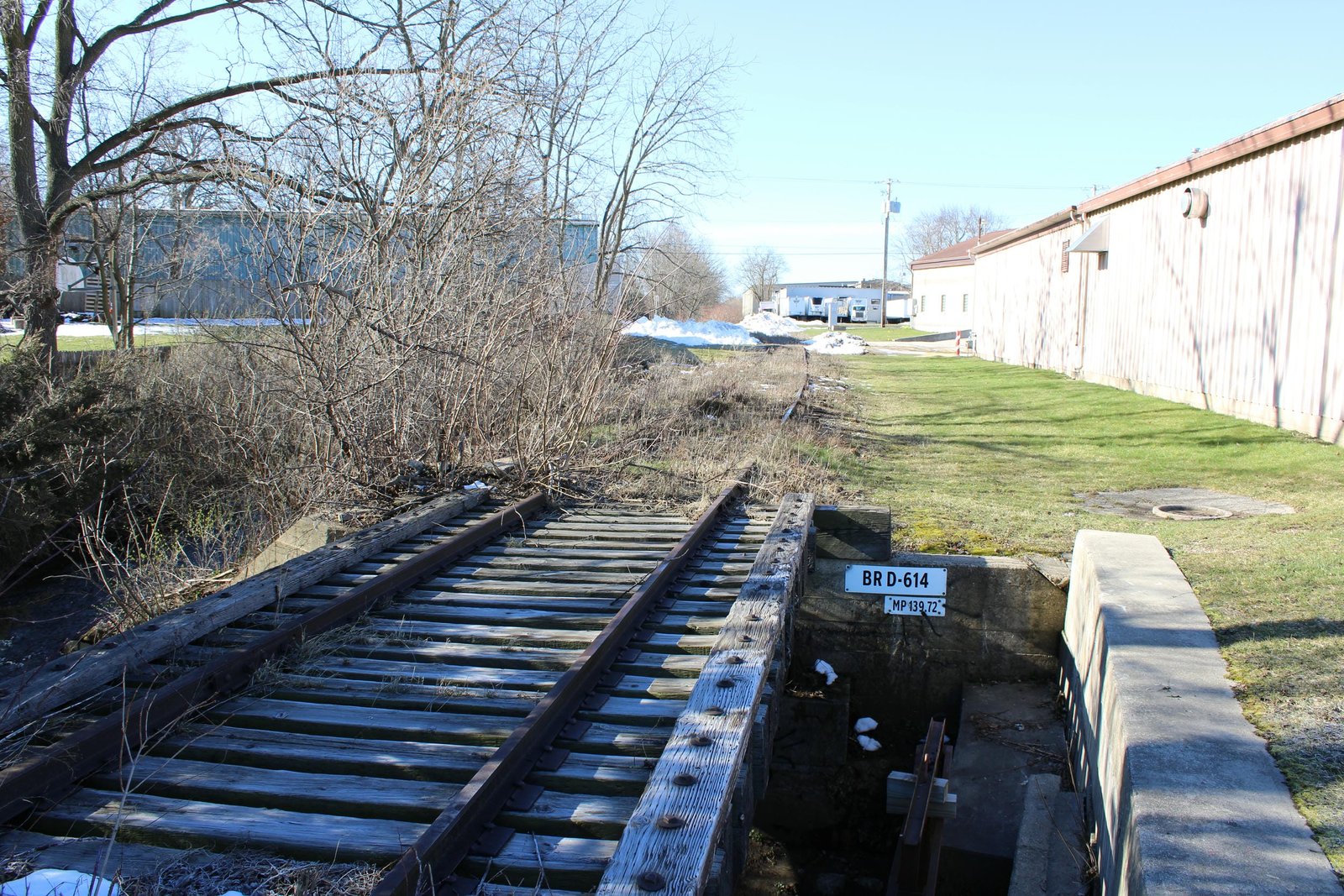 Looking south